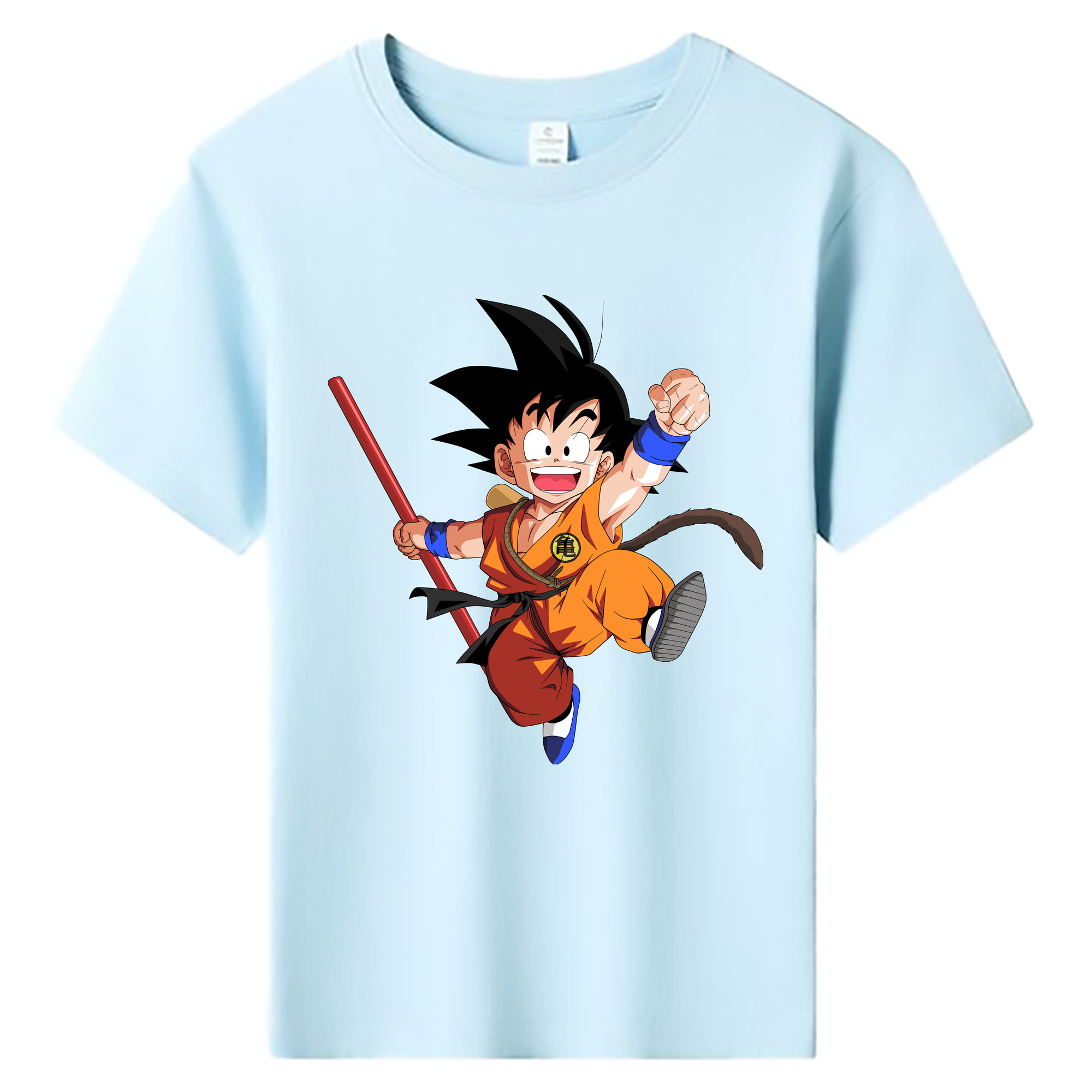 （画像用） ドラゴンボール 孫悟空（そん ごくう）Son Goku カカロット DRAGON BALL Kakarotto 綿100％キッズTシャツ（フロントプリント）